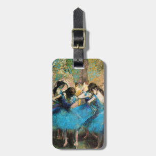 Degas Blue Dancers Luggage Tag