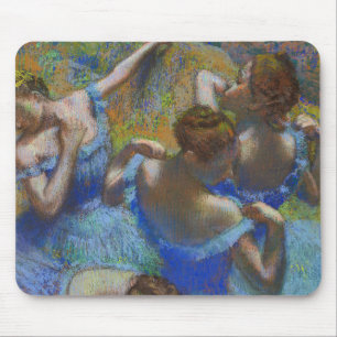 Degas Blue Dancers Pastel Fine Art Masterpiece Mouse Pad
