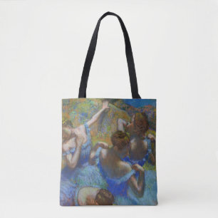 Degas Blue Dancers Pastel Fine Art Masterpiece Tote Bag