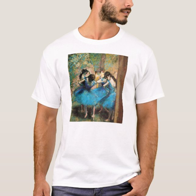 Degas Blue Dancers T-shirt (Front)