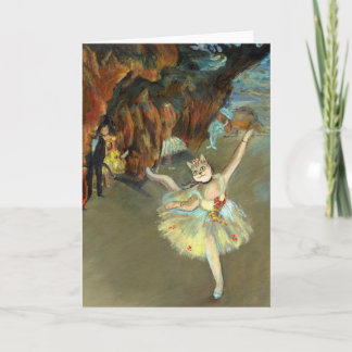 Degas' Cat Card