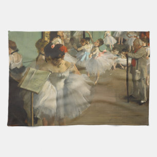 Degas Dance Class Ballet Dancers Ballerina Art Kitchen Towel