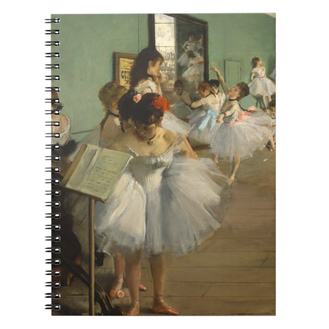 Degas Dance Class Ballet Dancers Ballerina Art Notebook (Front)