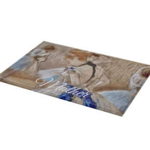 Degas Dancer With Blue Ribbon  Cutting Board