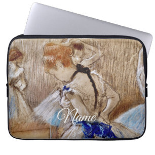 Degas Dancer With Blue Ribbon  Laptop Sleeve