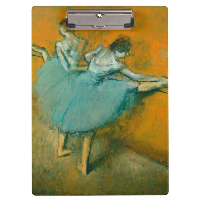 Degas Dancers at the Bar Ballet Clipboard (Front)