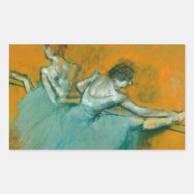 Degas Dancers at the Bar Ballet Sticker (Front)