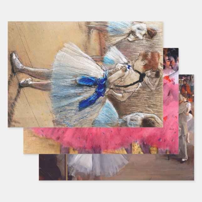 Degas, Dancers(Ballerina) Wrapping Paper Sheet (Set)