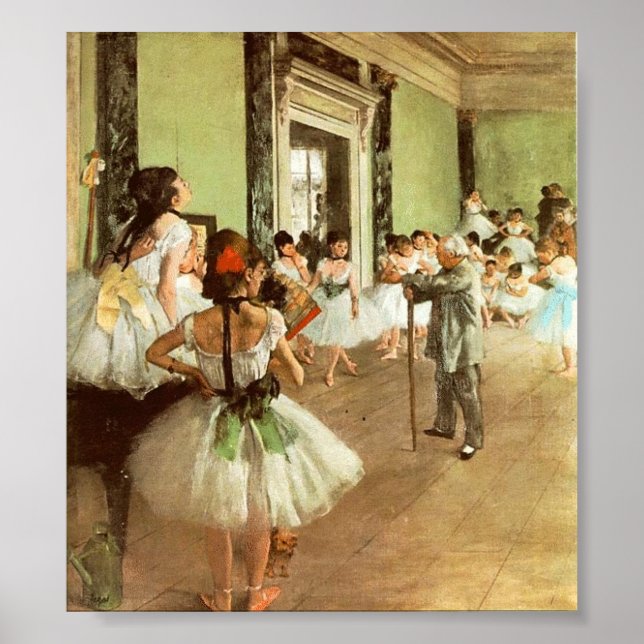 Degas Dancing Class Poster (Front)