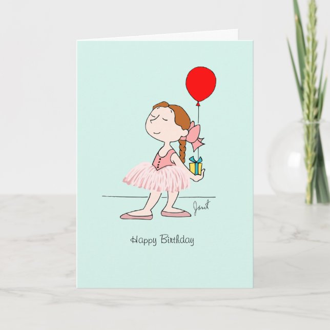 Degas Little Dancer Carte de voeux Anniversaire (Devant)