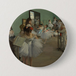 Degas' The Dance Class 3 Inch Round Button