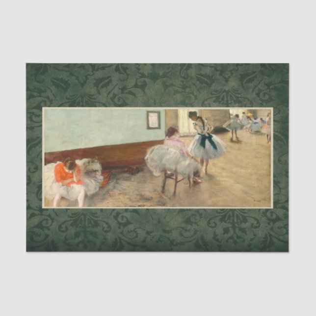 Degas "The Dance Lesson" Tissue Paper (Front)
