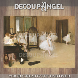 Degas- The Dancing Class Decoupage Tissue Paper