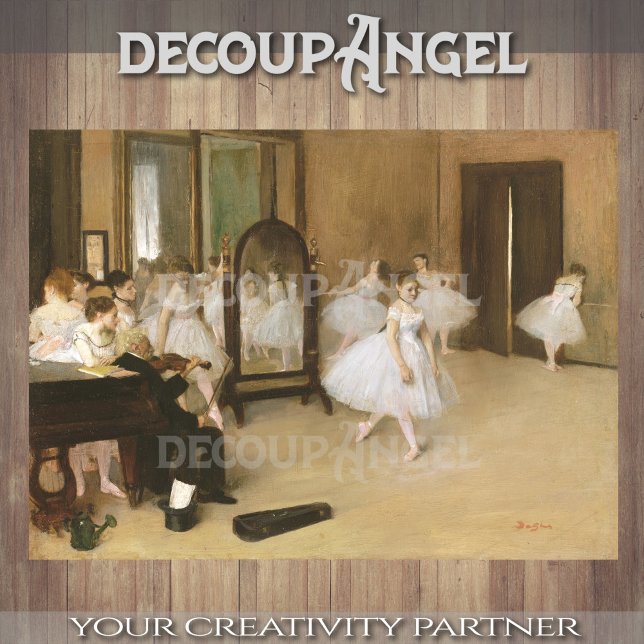 Degas- The Dancing Class Decoupage Tissue Paper (Creator Uploaded)