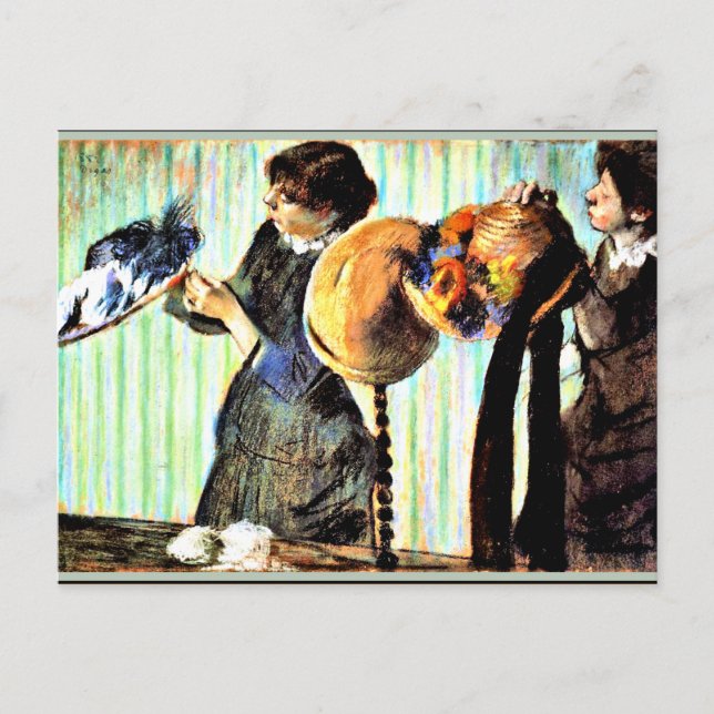 Degas - The Little Milliners Postcard (Front)