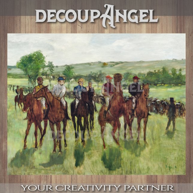 Degas- The Riders Decoupage Tissue Paper (Creator Uploaded)
