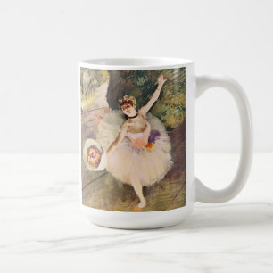 Dégazez la ballerine avec le bouquet de la tasse