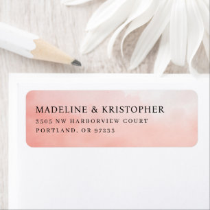 Dégradé aquarelle rose serein
