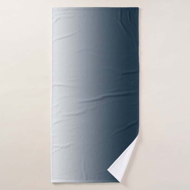 Dégradé bleu (Serviette de bain)