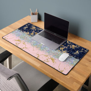 Dégradé de marbre et de paillettes