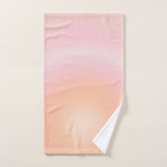 Dégradé Fuzz Peach (Serviette à main)