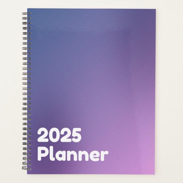 Dégradé minimal violet 2025 (Devant)