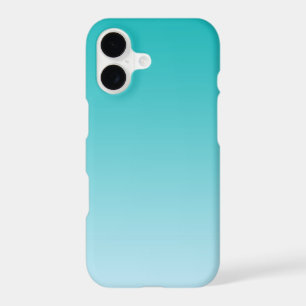 Dégradé minimaliste de sarcelle à aqua clair 