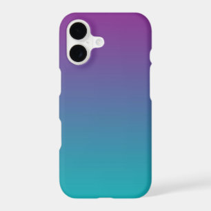 Dégradé minimaliste de violet à sarcelle