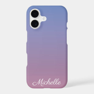 Dégradé ombré rose pâle et bleu