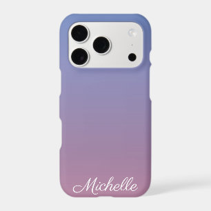 Dégradé ombré rose pâle et bleu