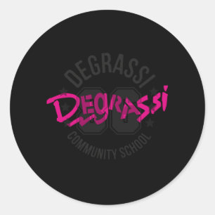 Degrassi Panthers Gym Classic Round Sticker
