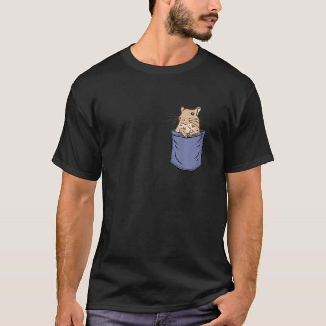 Degu Chest Pocket Rodent Octodon Hystricomorpha Co T-Shirt (Front)
