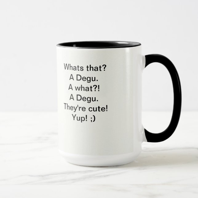 Degu mug (Right)