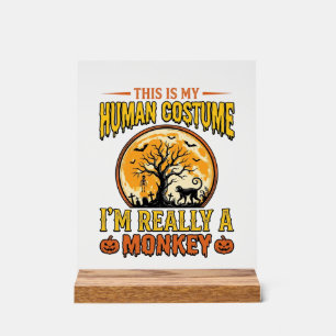 Déguisement de singe Halloween Design de T-shirt v