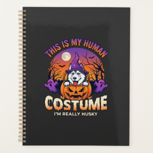 Déguisement Humain Husky Citrouille Halloween Fant