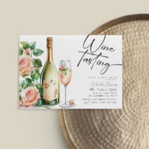 Dégustation De Vins Invitation De Douche Nuptiale