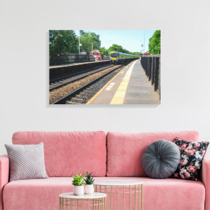 Deighton Railway Station, Huddersfield Canvas Print