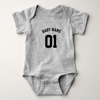 DEIN DESIGN/TEXT/FOTO Babybodies Football Jersey  Baby Bodysuit