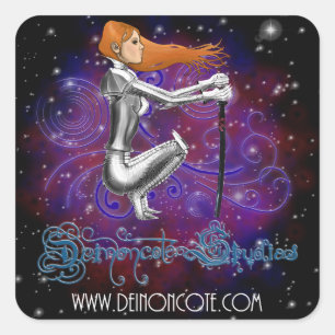 Deinoncote Studios Logo Square Sticker
