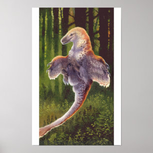Deinonychus Leaps Print