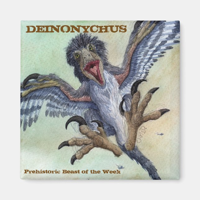 Deinonychus Magnet (Devant)