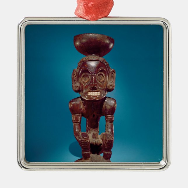 Deity figure , Dominican Republic Metal Ornament (Front)