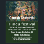 Deity God Statue, Hindu Event Advertising Flyer<br><div class="desc">Deity God Statue,  Hindu Event Advertising Flyers By The Business Card Store.</div>