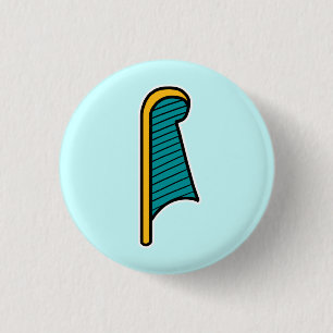 Deity :: Ma'at 1 Inch Round Button