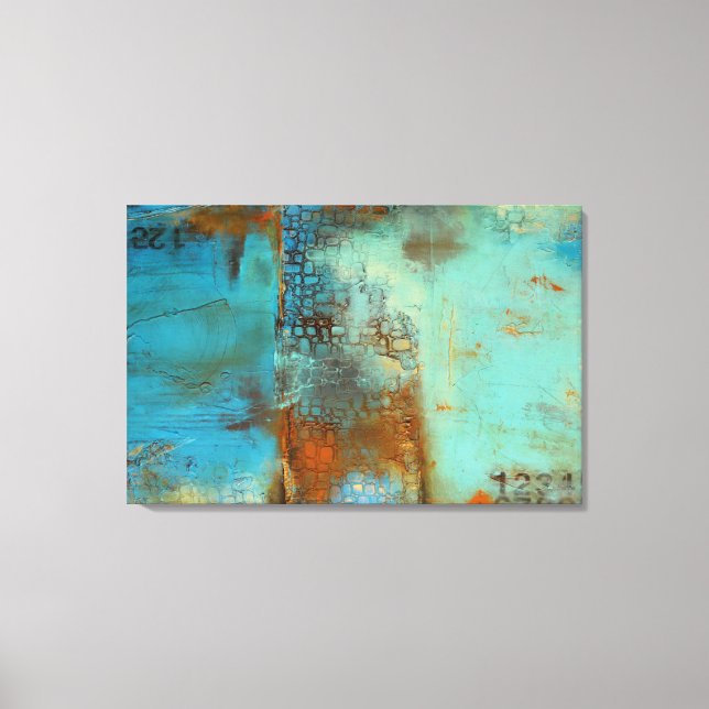 Deja Blue Canvas Print (Front)