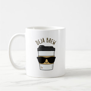 Deja Brew Funny Coffee Pun Mug