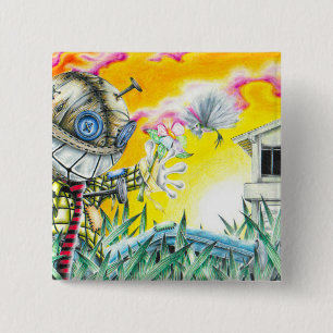 Deja Vudoo - Cute Colorful Pin Cushion Doll Art
