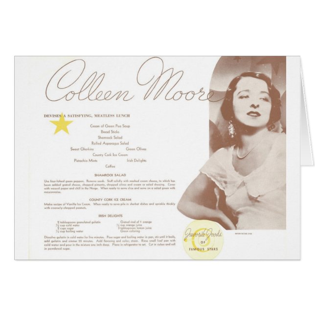 Déjeuner irlandais Colleen Moore (Devant horizontal)