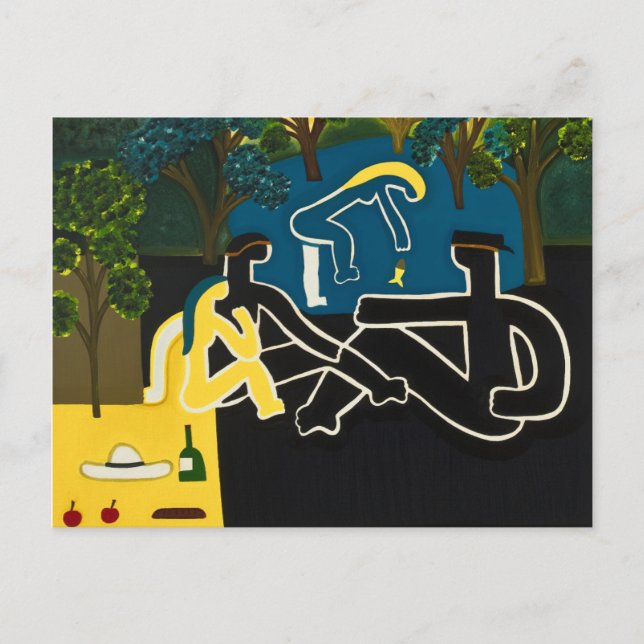 Dejeuner sur l'herbe postcard (Front)