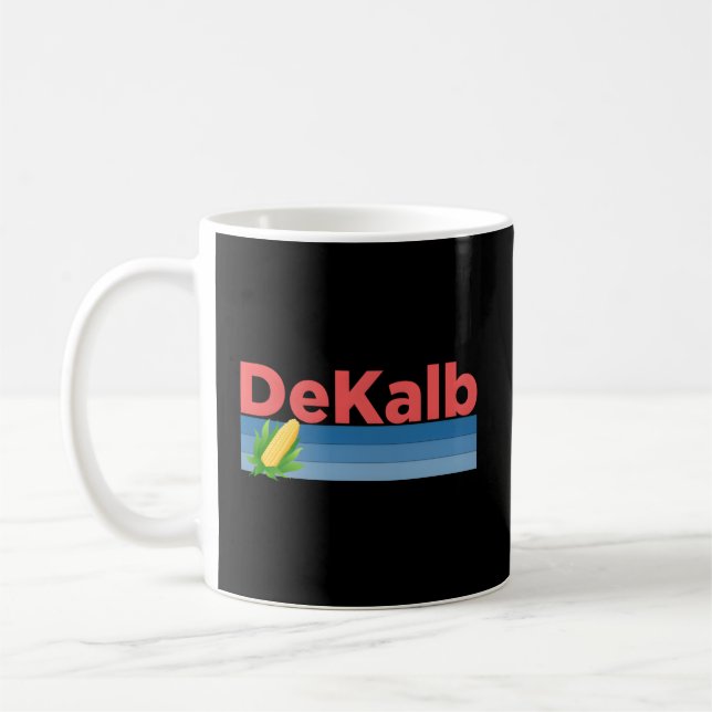 Dekalb Illinois Corn Dekalb Coffee Mug (Left)